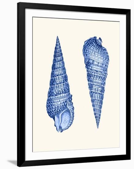 2 Blue Shells a-Fab Funky-Framed Art Print