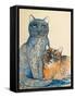 2 Cats-Oxana Zaika-Framed Stretched Canvas