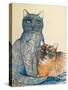 2 Cats-Oxana Zaika-Stretched Canvas