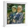 2 fillettes. Oil on canvas (June 1890) 51.2 x 51 cm R.F. 1954-16.-Vincent van Gogh-Framed Giclee Print