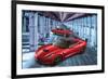 2 Generations of Corvette-null-Framed Art Print