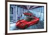 2 Generations of Corvette-null-Framed Art Print