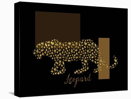 2 Golden Leopard-Tina Lavoie-Stretched Canvas