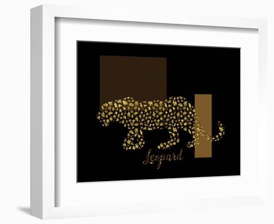 2 Golden Leopard-Tina Lavoie-Framed Giclee Print