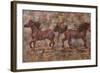 2 Horses-Marta Gottfried-Framed Giclee Print