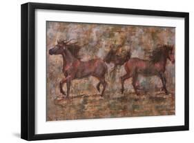 2 Horses-Marta Gottfried-Framed Giclee Print