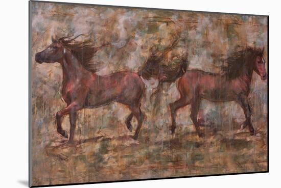 2 Horses-Marta Gottfried-Mounted Giclee Print
