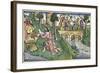 2 Kings 16:9-16: the people of Damascus are taken captive-Unknown-Framed Giclee Print