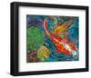 2 Koi-null-Framed Art Print