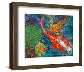 2 Koi-null-Framed Art Print