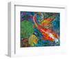 2 Koi-null-Framed Art Print