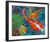 2 Koi-null-Framed Art Print