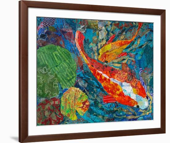 2 Koi-null-Framed Art Print