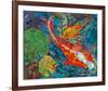 2 Koi-null-Framed Art Print