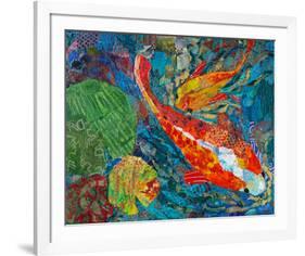 2 Koi-null-Framed Art Print