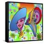 2-ladies-Howie Green-Framed Stretched Canvas