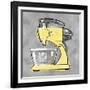 2-Mixer Yellow-Larry Hunter-Framed Giclee Print