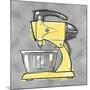 2-Mixer Yellow-Larry Hunter-Mounted Giclee Print