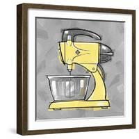 2-Mixer Yellow-Larry Hunter-Framed Giclee Print