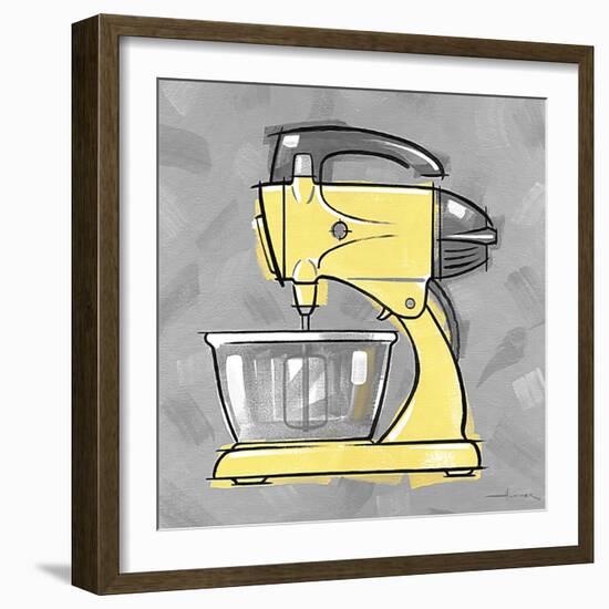 2-Mixer Yellow-Larry Hunter-Framed Giclee Print