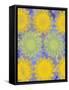 2 of 2 abstract art Circle Color Decor 3 D E-Ricki Mountain-Framed Stretched Canvas