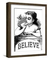 2 of 2 Believe in Thee-Ricki Mountain-Framed Art Print