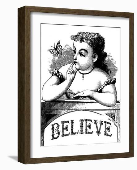 2 of 2 Believe in Thee-Ricki Mountain-Framed Art Print