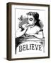 2 of 2 Believe in Thee-Ricki Mountain-Framed Art Print