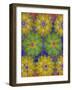 2 of 4 abstract art Circle Color Decor 3 D E-Ricki Mountain-Framed Art Print