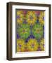 2 of 4 abstract art Circle Color Decor 3 D E-Ricki Mountain-Framed Art Print