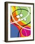 2 of 6 Abstract Art Retro Funk-Ricki Mountain-Framed Art Print