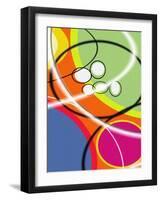 2 of 6 Abstract Art Retro Funk-Ricki Mountain-Framed Art Print