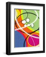 2 of 6 Abstract Art Retro Funk-Ricki Mountain-Framed Art Print