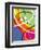 2 of 6 Abstract Art Retro Funk-Ricki Mountain-Framed Art Print