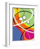 2 of 6 Abstract Art Retro Funk-Ricki Mountain-Framed Art Print