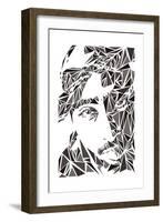 2 Pac-Cristian Mielu-Framed Art Print