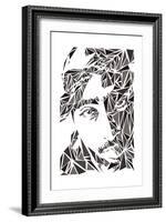 2 Pac-Cristian Mielu-Framed Art Print