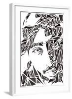 2 Pac-Cristian Mielu-Framed Art Print