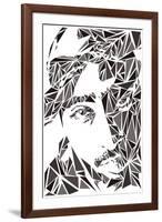 2 Pac-Cristian Mielu-Framed Art Print