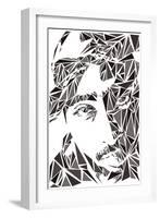 2 Pac-Cristian Mielu-Framed Art Print