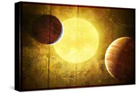 2 Planets and a Sun-null-Stretched Canvas