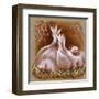 2 Poules-Stephanie Holbert-Framed Art Print