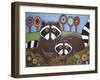 2 Raccoons-Karla Gerard-Framed Giclee Print