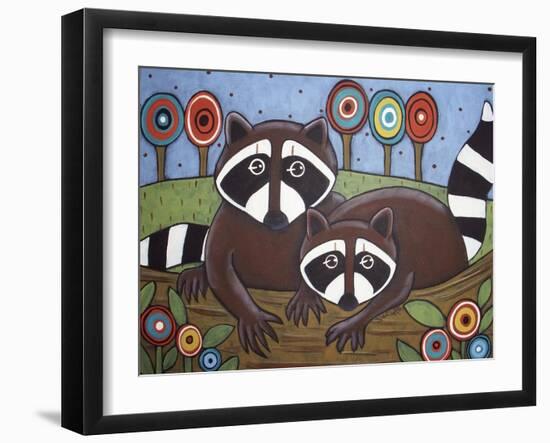 2 Raccoons-Karla Gerard-Framed Giclee Print