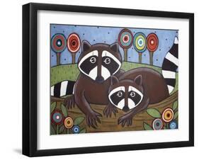 2 Raccoons-Karla Gerard-Framed Giclee Print