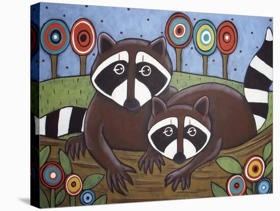 2 Raccoons-Karla Gerard-Stretched Canvas