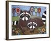 2 Raccoons-Karla Gerard-Framed Giclee Print