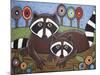 2 Raccoons-Karla Gerard-Mounted Giclee Print