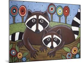 2 Raccoons-Karla Gerard-Mounted Giclee Print