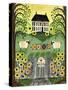 2 Sheep Quilt House-Cheryl Bartley-Stretched Canvas